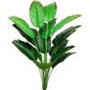 AIVORIUY Foglie Tropicali Artificiali Grande Strelitzia Reginae, Foglie di Palma, Foglie di Paradiso di Uccelli, Albero di Banano Finte Giungla Piante Verdi per Interni Casa Ufficio Decorazione