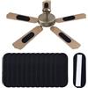 arricraft 12 Filtro per Pale del Ventilatore da Soffitto Purificatori d'aria a Carbonio Attivo per Cucine e Uffici Contaminanti Domestici Correnti 9.84x3.54x0.33 Pollice