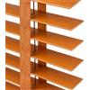 JSLJDM Tenda veneziana in legno su misura per finestra interna, legno di paulownia con lamelle da 50 mm, installazione con trapano, cordino, privacy e regolazione della luce M50106