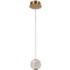 Schuller Austral Plafoniera LED moderna sferica in cristallo intagliato, 272lm, 3200K