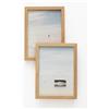 Genérico Cornice per foto legno naturale (Pack 2-13 x 18 cm)