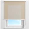 FOSKE Tenda a Rullo per Interni su Misura, Montaggio a Parete o Soffitto, Filtrante con Privacy, Larghezza 30-160 cm, Altezza 150 o 220 cm, 23 Colori