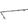 Ledvion - Sistema di Binario, 3m, Binario Monofase, Senza lampada GU10, Nero, 7x spot GU10 orientabili, Plafoniera led soffitto, lampadario cucina, faretti led, plafoniera moderna