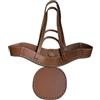 UxicRuya Manici per Borse in Pelle PU, Set di Accessori per Creazione di Borse all'Uncinetto, Cinturini da Cucire, Kit di Riparazione per Fondo, caffè