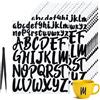 JINTANG 10PCS lettere adesive,adesivi letteres,lettere adesive grandi, adesivo in vinile durevole,adatto per biglietti d'auguri tazze valigie cassette postali finestre,telefoni (lettere nere)