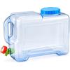 Generico Distributore bevande da frigorifero 12 litri con rubinetto, dispenser acqua e succhi salvaspazio 38x17x26 cm, contenitore compatto per frigo ideale per casa, ufficio e feste