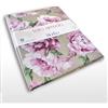 Morfeo Telo arredo Morfeo cotone 100% PEONIE Floreale Rosa 1 Piazza | Matrimoniale singolo, Motivo fiori