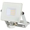 V-TAC 427 Faretto Led Da Esternom, Bianco, 10 W, 3000K, 11.5 x 2.5 x 11 cm