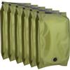 HNYQQL Confezione da 6 sacchetti riutilizzabili per sottovuoto in tessuto per indumenti - Compressione Travel Essentials - Scarico manuale, uso per bagagli, armadietto e imballaggio Organizzazione (grigio