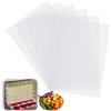 Vylro 10 Pezzi Fogli Disidratatori in Silicone,per Cottura,Pasticceria e Snack | 38.5×28.5cm Antiaderenti Tappetini Disidratatore Frutta e Alimenti,BPA-Free Pellicole per Essiccatore Automatico