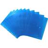 EXXO by HFP by EXXO HFP Dokumententasche Velcro e striscia di archiviazione A4 orizzontale, 10 pcs 310 x 235 millimetri Blu trasparente, 10 Pezzi