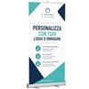 Generico Roll Up Pubblicitario Personalizzato 85x200 cm con Struttura Avvolgibile in Alluminio | Banner Espositivo per Fiere, Eventi, Negozi, Congressi e Stand | Stampa HD PVC Personalizzabile