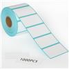 FungLam Etichette adesive blu 1 rotolo 1000 pezzi 30 X 20 mm etichette adesive termiche adesivi per casa calci ufficio supermercato ampio uso