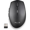 Ngs Mouse Ngs Bee Ergonomico wireless 2.4Ghz 1600dpi Nero [BEEBLACK]