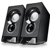 Ngs Altoparlanti PC NGS SB 210 2.0 canali Cablato Usb/3.5mm 12W Nero [SB210]