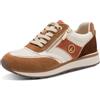 Tamaris Sneaker da Donna Low Flat, Marrone (Cognac Comb), 41