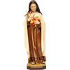 Holyart Santa Teresa di Lisieux (S. Teresa del Bambino Gesù) Legno Dipinto Val Gardena, 8 cm (3.15 INC.)