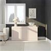 Web Convenienza Madia con 3 Ante Made in Italy - Credenza Contenitore Collezione Basic per Soggiorno Cucina Ingresso Sala da Pranzo Mobile Design moderno originale Cashmere