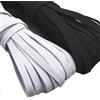 YGMNQAL Elastico Alto 5 m/197 Pollici o Gomma for Accessori for Cucire Vestiti for lavori di Cucito Fai da Te for Forniture Lingerie(White,12mm)