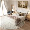 RXMORI Letto imbottito 160 x 200 cm, con vano contenitore idraulico, struttura letto matrimoniale con testiera, letto per giovani, letto box spring, telaio con doghe, tessuto teddy, (bianco crema D