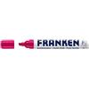 Franken Pennarelli a gesso liquido a base d' acqua. Asciugatura rapida. Punta a Scalpello ad alta intensità di colore, buona copertura, adatta per vetro, lavagna, etc. Tratto 2 - 5. 1 pezzo Light pink