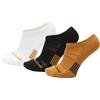 Timberland 3pp New Market Double Logo Half Cushion No Show Calzini, Multicolore, M Uomo