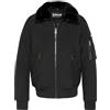 Schott NYC Giacca Scollo Pelliccia Schott Airlines Nero-Nero, Nero, L