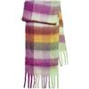 PIECES Pcnussa Long Scarf Bc, Festival fucsia/checks: multicolore, Taglia unica