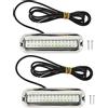 Akozon Luci a LED Marine 42LEDS Luce Subacquea a LED per Barche 10‑30V DC Luce per Tappo di Scarico per Barche Yacht Boat/Yacht Series Ship/Yacht Parts(Luce blu)