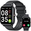 Tiksounds Smartwatch Uomo Donna, 1.83"HD Orologio con Chiamate Bluetooth, 110+ Modalità Sportive, Fitness Tracker con Batteria da 1000mAh, Autonomia 20 Giorni, Impermeabile IP68 Smartwatch per Android/iOS