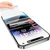 JUVENPROTO 3 Pezzi per Honor 90 Lite TPU Pellicola Protettiva Idrogel,Pellicola Protettiva TPU per Trasparente HD Morbida Display ID Impronte Digitali(Non Vetro Temperato)