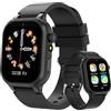 Ruopoem 32 Giochi Smartwatch per Bambini, Orologio Smartwatch Bambini con Fotocamere Musicale Video Contapassi Sveglia Touchscreen, Orologio Bambino Bambina Educativi Regalo Compleanno
