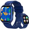 Ruopoem 32 Giochi Smartwatch per Bambini, Orologio Smartwatch Bambini con Fotocamere Musicale Video Contapassi Sveglia Touchscreen, Orologio Bambino Bambina Educativi Regalo Compleanno
