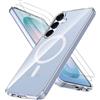 Anoowkoa Cover Magnetica per Samsung Galaxy S26 Plus 5G con 2 Pezzi Vetro Temperato,Adatto per MagSafe AntiGraffio Protettiva Cellulare Custodia, Custodia Compatibile con Samsung Galaxy S26 Plus