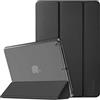 EasyAcc Custodia Compatibile con iPad 9.7 2018 iPad 6/2017 iPad 5, Custodia Smart Cover Posteriore Opaca Traslucida per iPad da 9,7 Pollici A1822 A1823 A1954 A1893,argento