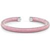 Nomination® - Bracciale Donna Rosa, Collezione Essenzia, Caucciù Sintetico, Acciaio e Argento 925, Regolabile, Elegante e Resistente, Idea Regalo, Stile Minimal, Confezione Originale