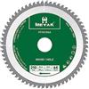 METAK - Lama per sega circolare da 210 x 30 mm, 64 denti, in metallo duro, per legno, compatibile con Metabo, Bosch e molte altre marche, lama da 210 mm, taglio preciso nel legno