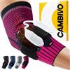 CAMBIVO Tutore Epicondilite Gomito con Doppio Cuscinetto in Gel da 5mm - Gomitiere Palestra a Compressione con Fascia Regolabile, Supporto per Tendinite, Tennis e Lavoro, Antiscivolo e Traspirante