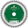 METAK HM Lama per sega circolare 165 x 20 mm, 48 denti per alluminio, lama per sega multi-materiale 165 x 48, ideale per legno, laminato, MDF, plastica e rame - compatibile con Metabo, Bosch e molte