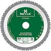 METAK - Lama per sega circolare multifunzione, 254 x 30 mm, in metallo duro, per legno, metallo, alluminio, acciaio, lama multi-materiale, da 254 mm, a 36 denti, anello di riduzione da 30 mm incluso