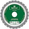 METAK HM Lama circolare multifunzione 185 x 30 mm per legno, metallo, alluminio | Lama per sega multi-materiale 185 mm 28 denti per acciaio | Anello di riduzione da 30 mm incluso