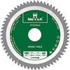 METAK - Lama per sega circolare da 185 x 30 mm, 60 denti, in metallo duro, per legno, compatibile con Metabo, Bosch e molte altre marche, lama da 185 mm, taglio preciso