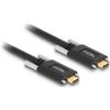 DELOCK USB-Kabel Supersp. 10Gbps C->C St/St je 2 Schr. 1.0m