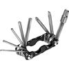 LogiLink WZ0071 - Mini utensile pieghevole 9 in 1 per biciclette con chiave esagonale (chiave a brugola) 22,534568 mm, PH1 cacciavite a croce (1,0 x 5 mm)