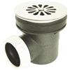 SOMATHERM FOR YOU - BB201 - Bonde NF doccia Ø60 in uscita orizzontale - plastica Bonde