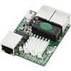 Asyduey Modulo Switch A 3 Porte Modulo Switch di Rete A Tre Porte Minimo 1000M di Livello Industriale Splitter di Rete Alimentato 5V-12V
