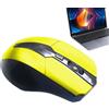 Générique Mouse wireless per PC, mouse wireless per computer portatile | Mouse per computer USB 2.4G | per PC a batteria a batteria, forniture per laptop versatili per sala di reun