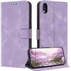 ZONNAVI Cover per iPhone XR, [Blocco RFID] Custodia a Libro in Pelle con Porta Carte, Flip Case Portafoglio Antiurto Cover per iPhone XR (Viola)