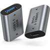 JRILUO 2 Adattatore USB Femmina a USB C Femmina 10Gbps USB 3.1 OTG Accoppiamento Ad Alta Velocità Trasmissione Dati Cassa Alluminio Compatto Robusto per Smartphone Tablet PC Portatile Ufficio Viaggi Casa