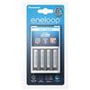 Eneloop Panasonic-Cc51 Eneloop Sy3056690 Bq-Caricabatterie + 4 X AAA, Multicolore